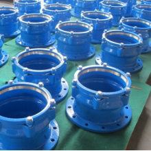 Adaptador de brida de accesorios de tubería de PE de hierro fundido dúctil