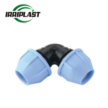 Agriculture irrigation 90 Degree Elbow fittings PP compression fitting With ISO9001 COC Certificate for irrigation system