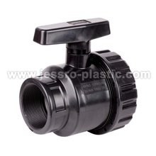 PP COMPRESSION SINGLE UNION BALL VALVE