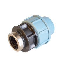 PN16 HDPE Quick Connector Female Adaptor PP Push Fittings
